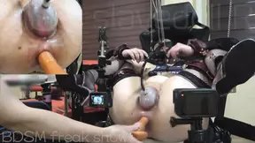 Kinky Slavedoll R Vol 008 - Amateur MILF gets pussy vacuum and anal dildo