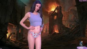 evil giantess queen sage eldritch defeated by tiny hero