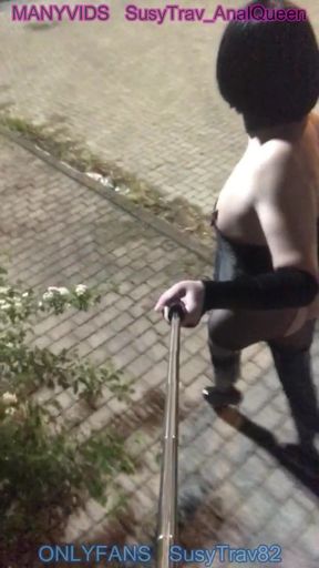 risky truckstop slutwalk chastity bottomless