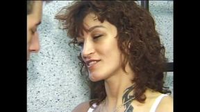 Vintage MILF with Hairy Pussy Fucked and Fisted in the Ass by a Guy in the Gym