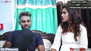 Ghar Mein Akeli Sexy Girlfriend Ko Ex-Boyfriend Aur BF Ke Pitaji Ne Choda Threesome H