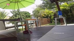 Cheating wife gets her pussy eaten by water delivery boy