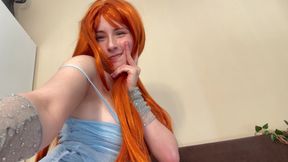 Akita Neru Pixie Couch Whisper - Tender Blue Dress Tease