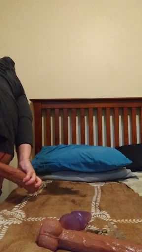 Fat sissy slut stuffing fat ass
