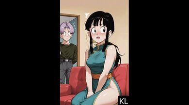 Cell Perfect Form + Future Trunks vs Android 18 and Busty MILF Chi-Chi