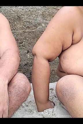 Nudist Beach, I'm Showing Myself off to Everyone