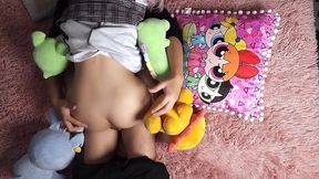 do you think i need more plushies on my bed? (she is 25 years old)