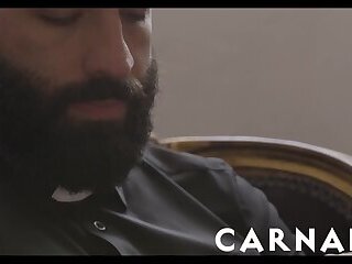 Staghomme - Giant hairy holy clergyman Leandro powerfucks twink