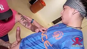 Massive Load Hits The Back Of His Throat