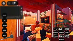 Big Black Cock Dominates Horny Roblox Player in Steamy Roleplay