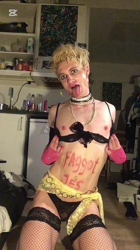 Sissy Faggot Jes   Clip 1