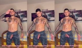 Military Twink Solo Cumshot Overload Hung Jock Thick Loads