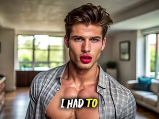 My step Son's STR8 ALLY Came Into The Room And Did IT Whilst I Was Reading A Book... (Homosexual Love Story)