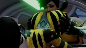 Tracer Eating Out Bee D.va