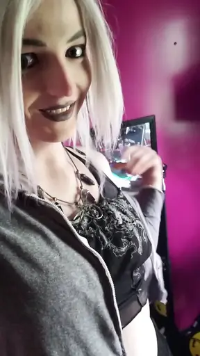 REAL FUTANARI JOI GOTH CHATURBATE WEBCAM GF SHOWS YOU HOW TO MILK YOUR COCK : Viii RedEyesBadDragon