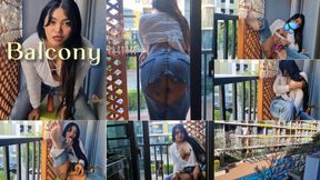 🏢 Balcony - Masturbation/Squirting