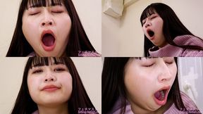 Misono Mizuhara - CLOSE-UP of Japanese cute girl YAWNING - 1080p MOV