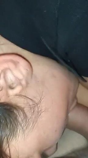 Stepfather Comes to Fuck Me in the Mouth and I Know How to Do It and Swallow the Cum