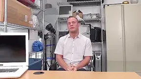 Black Agent Smashing White Ass Bareback In His Office