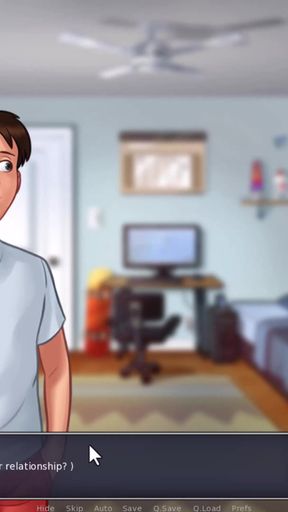 Summertime saga: Jenny is now hooked on my dick she comes anytime to ride me