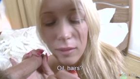 No sex toy can replace hard cock for this horny blonde babe