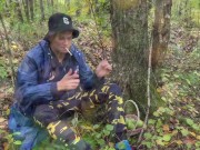 A guy followed a cute guy in the woods and caught him jerking off