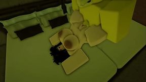 Fucking slut and cumming inside of her (Roblox)