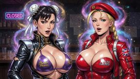 Chun Li and Cammy Hot Cleavage