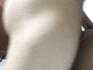 My lascivious boyfriend permeates my snatch and I ask him to cum inside