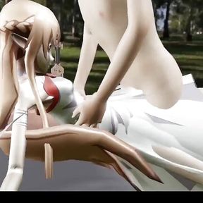 Asuna Yuki Fucked by Oberon (inspired by Sao Swor Art Online)