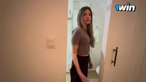 My inexperienced girl-on-girl gf and I give each other sexual orders in a public bathroom, resulting in the greatest XXX!