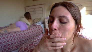 My stepsister fucks with my husband while I'm not looking.