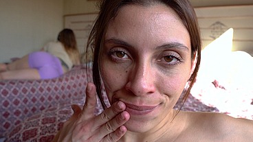 My stepsister fucks with my husband while I'm not looking.