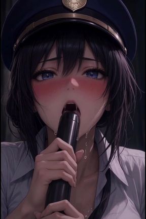 3d Anime Police Cosplay in Prison