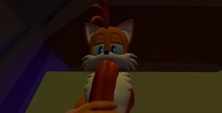 Gay Sonic gets destroyed outside in public blowjob