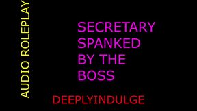 DISCIPLINING THE SECRETARY AND BREAKING IN HER SWEET PUSSY PRESSED AGAINST THE WINDOW (AUDIOROLEPLAY