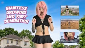 Giantess Baddie Growing and Farting Domination SFX