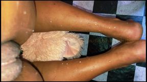 She Loves When Husband Fuck Hard Doggy and Missionary Pussy Farting