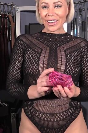 Helena Locke Has a Pink Chastiy Cage Just for You - JOI, Cum Countdown, Ass Fetish