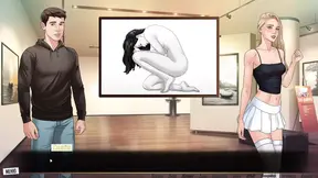 Red String: Slutty sexy blonde gets fucked by black man