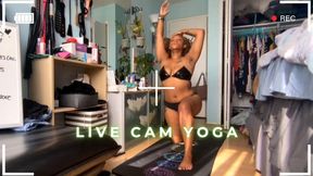 Temptress Mango's Live Cam Yoga Recording