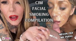 CIM, facial smoking compilation