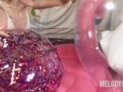Cumming On My New Inflatable Toys!