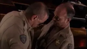 Two Gay Cops Fuck on the Job