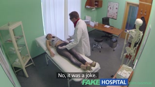 FakeHospital Sexy British patient swallows doctors advice