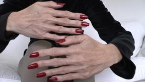 Exciting Long Red Fingernails, Ruined Orgasm, Lady Victoria Valente