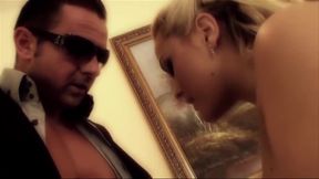 Porn babe Tori Black is stuffed in suspenders