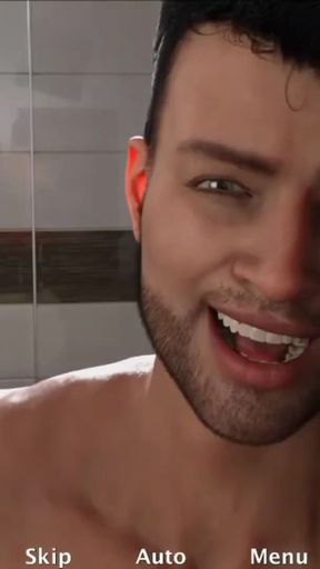 Oh no, my cum hits my naughty stepdad's face!   Clip 1