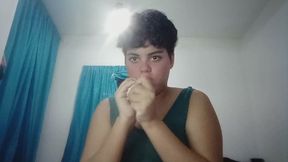 Your girlfriend gets angry because you give her an empty gift and decides to cut off your penis.