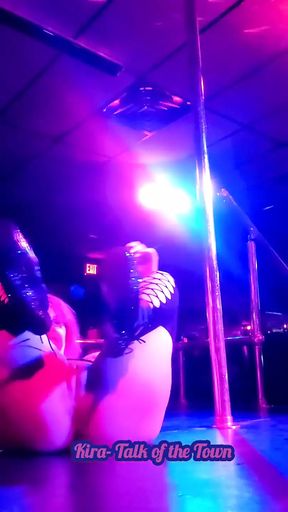 Las Vegas stripper fully nude stage set